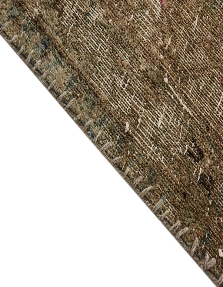 Detail image of  8' 4 x 12' 10  Hand Knotted Ultra Vintage Persian Wool Rug