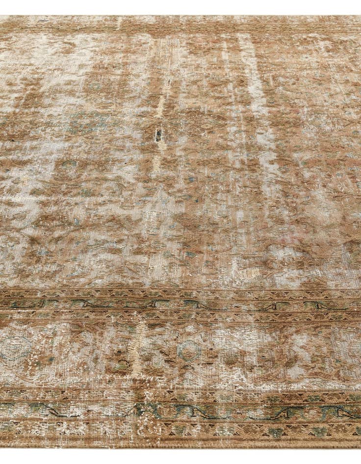 Detail image of  8' 8 x 12' 4  Hand Knotted Ultra Vintage Persian Wool Rug