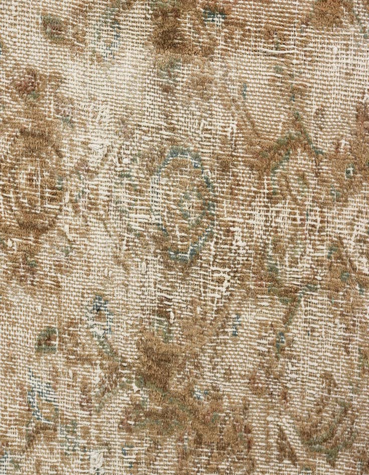 Detail image of  8' 8 x 12' 4  Hand Knotted Ultra Vintage Persian Wool Rug