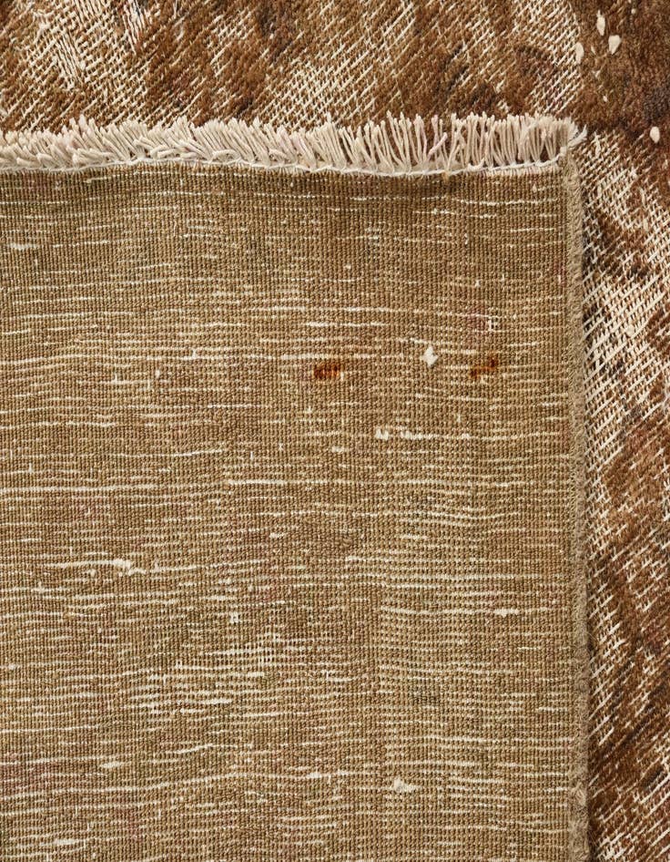 Detail image of  9' x 11' 9  Hand Knotted Ultra Vintage Persian Wool Rug