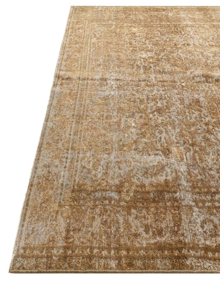 Detail image of  9' x 11' 9  Hand Knotted Ultra Vintage Persian Wool Rug