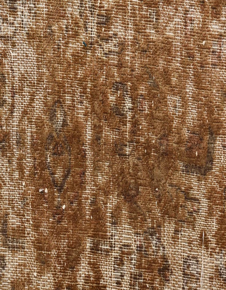 Detail image of  9' x 11' 9  Hand Knotted Ultra Vintage Persian Wool Rug