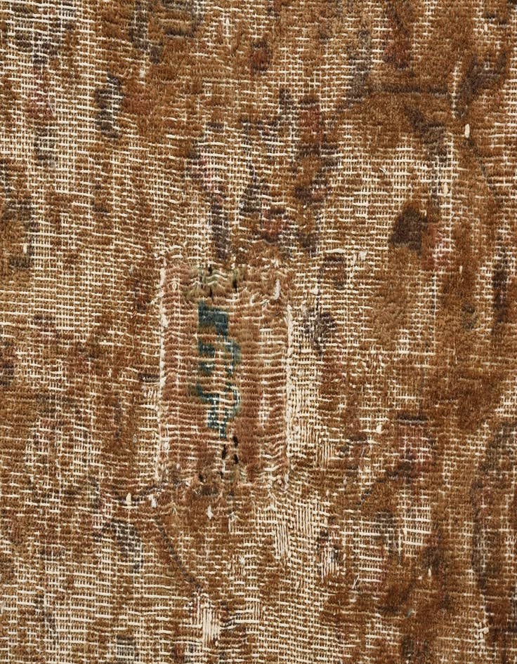 Detail image of  9' x 11' 9  Hand Knotted Ultra Vintage Persian Wool Rug