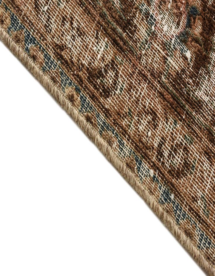 Detail image of  6' 4 x 9' 5  Hand Knotted Ultra Vintage Persian Wool Rug