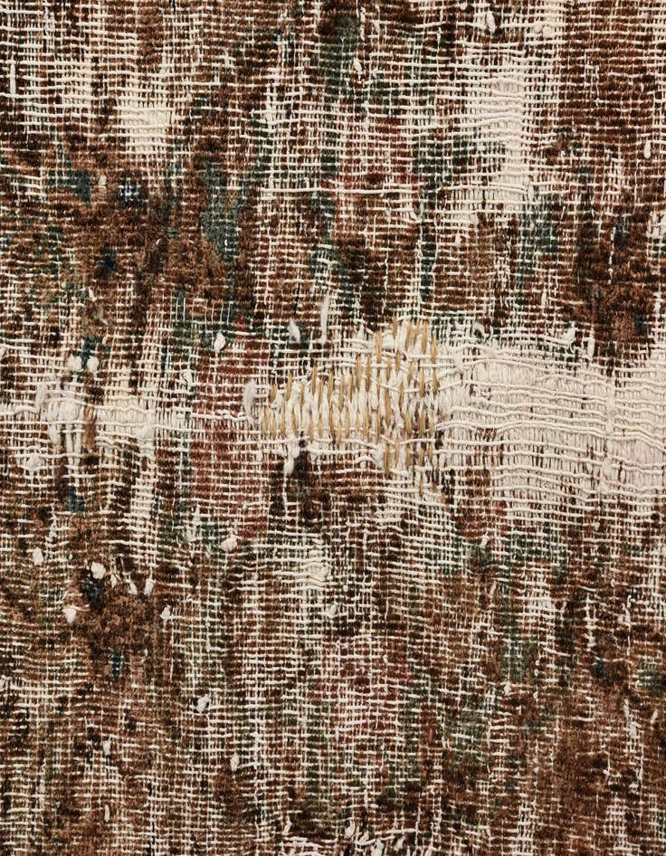 Detail image of  6' 4 x 9' 5  Hand Knotted Ultra Vintage Persian Wool Rug