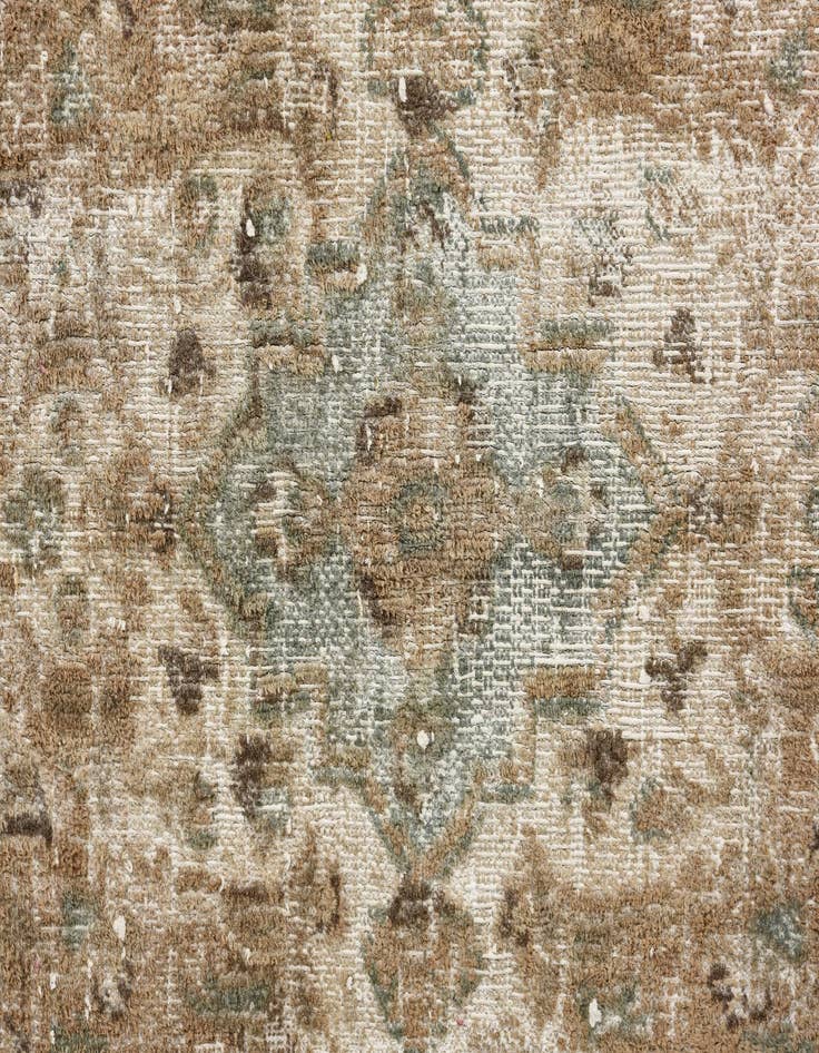 Detail image of  9' 6 x 12' 7  Hand Knotted Ultra Vintage Persian Wool Rug