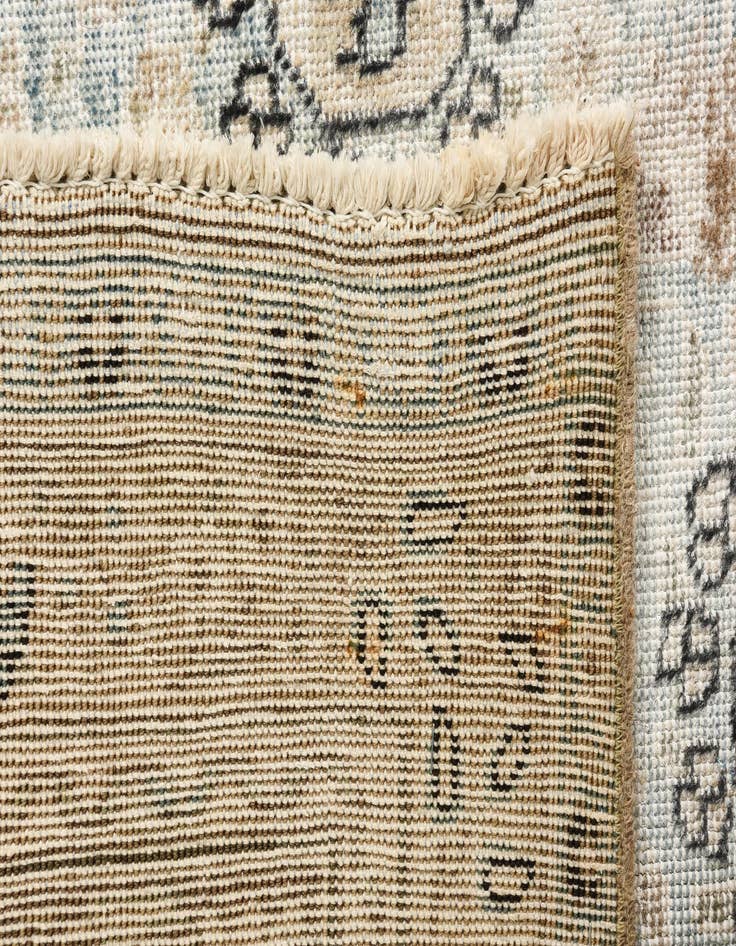 Detail image of  9' 6 x 12' 9  Hand Knotted Ultra Vintage Persian Wool Rug