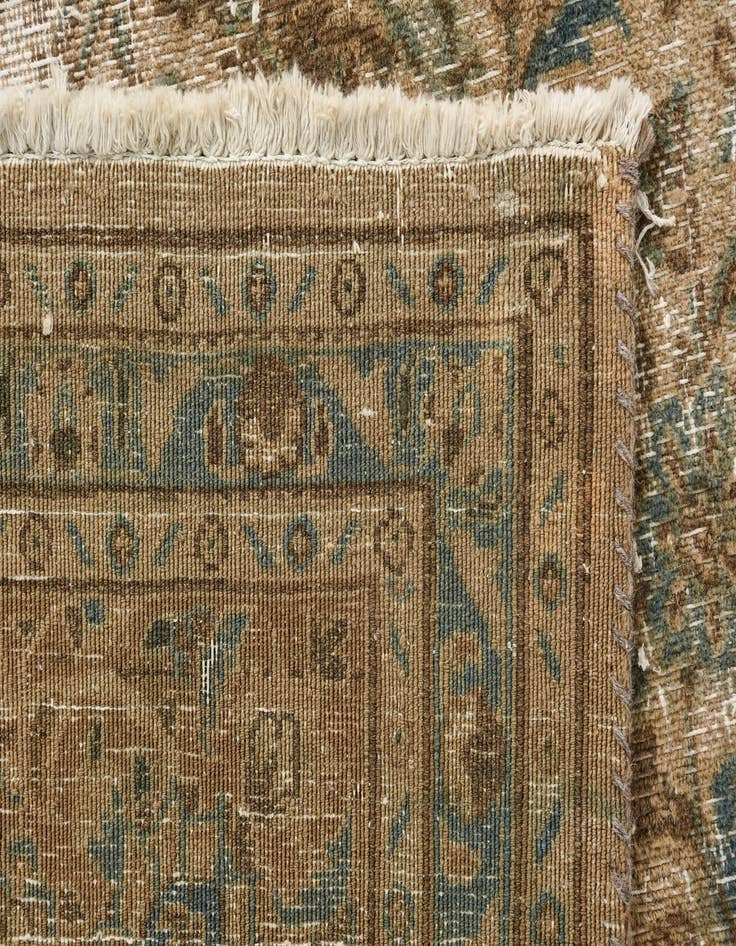 Detail image of  8' 1 x 10' 8  Hand Knotted Ultra Vintage Persian Wool Rug