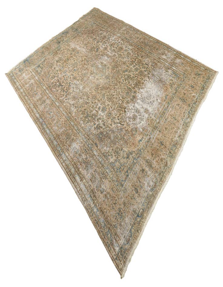 Detail image of  8' 1 x 10' 8  Hand Knotted Ultra Vintage Persian Wool Rug