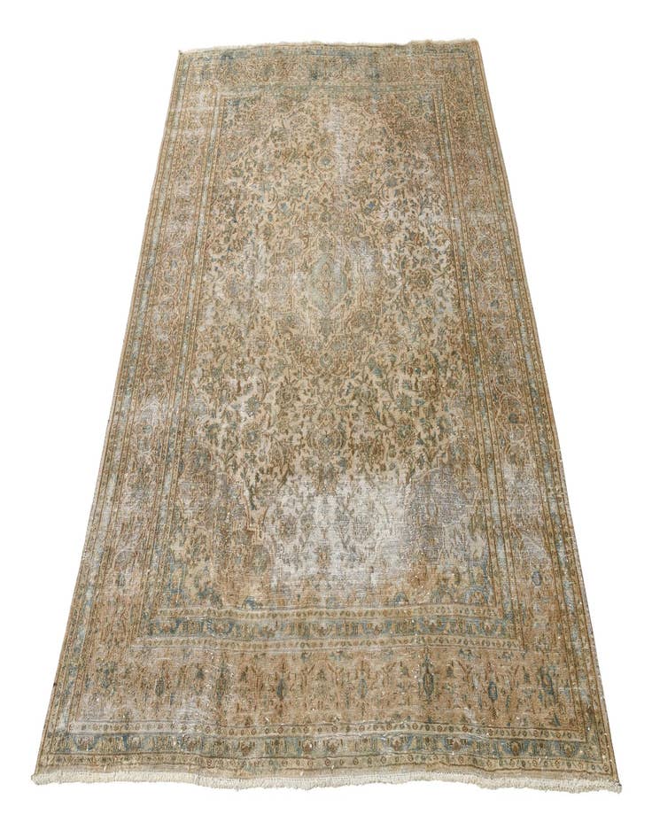 Detail image of  8' 1 x 10' 8  Hand Knotted Ultra Vintage Persian Wool Rug