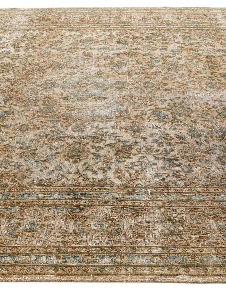 Detail image of  8' 1 x 10' 8  Hand Knotted Ultra Vintage Persian Wool Rug