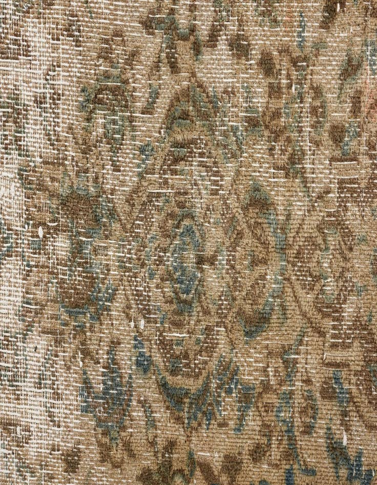 Detail image of  8' 1 x 10' 8  Hand Knotted Ultra Vintage Persian Wool Rug