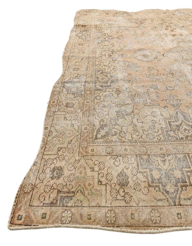 Detail image of  9' 6 x 12' 10  Hand Knotted Ultra Vintage Persian Wool Rug