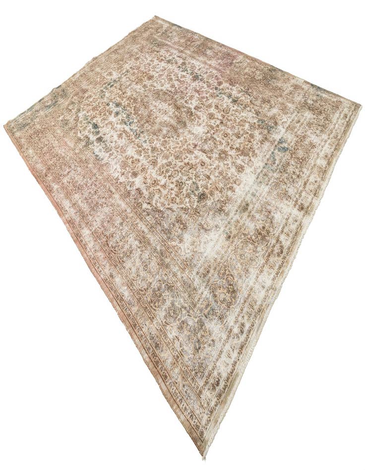 Detail image of  9' 9 x 12' 5  Hand Knotted Ultra Vintage Persian Wool Rug