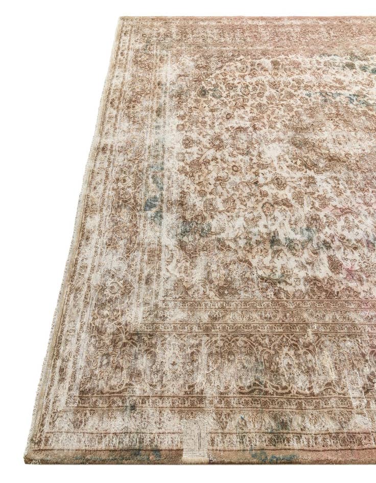 Detail image of  9' 9 x 12' 5  Hand Knotted Ultra Vintage Persian Wool Rug