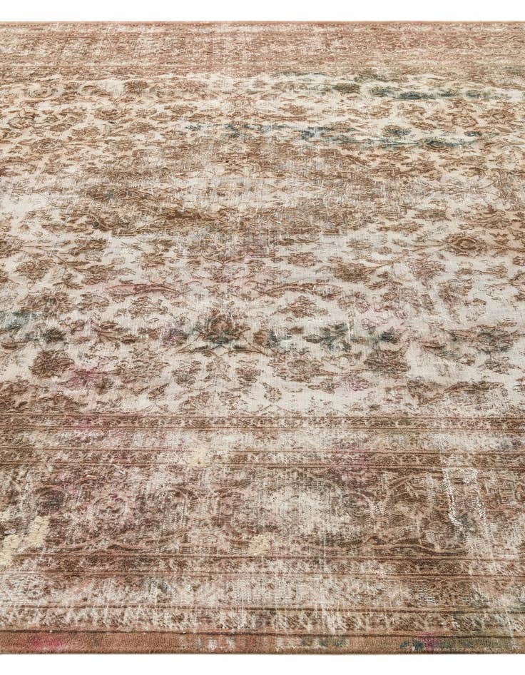 Detail image of  9' 9 x 12' 5  Hand Knotted Ultra Vintage Persian Wool Rug