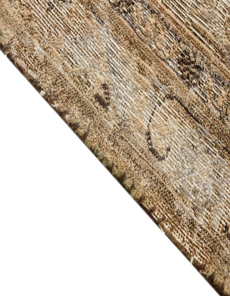 Detail image of  9' 6 x 12' 9  Hand Knotted Ultra Vintage Persian Wool Rug