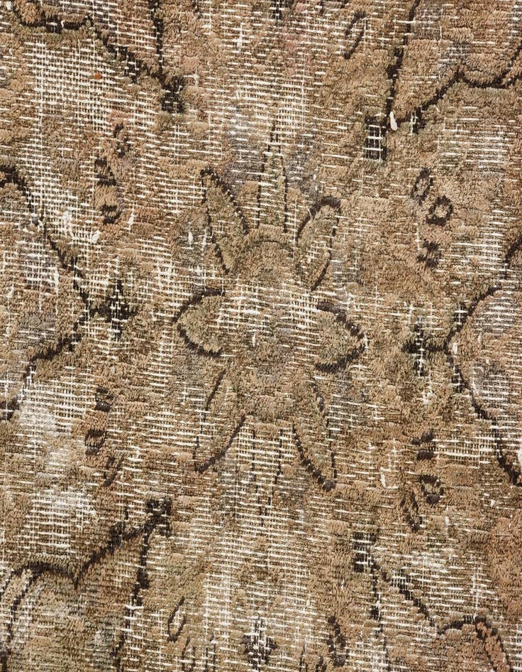 Detail image of  9' 6 x 12' 9  Hand Knotted Ultra Vintage Persian Wool Rug