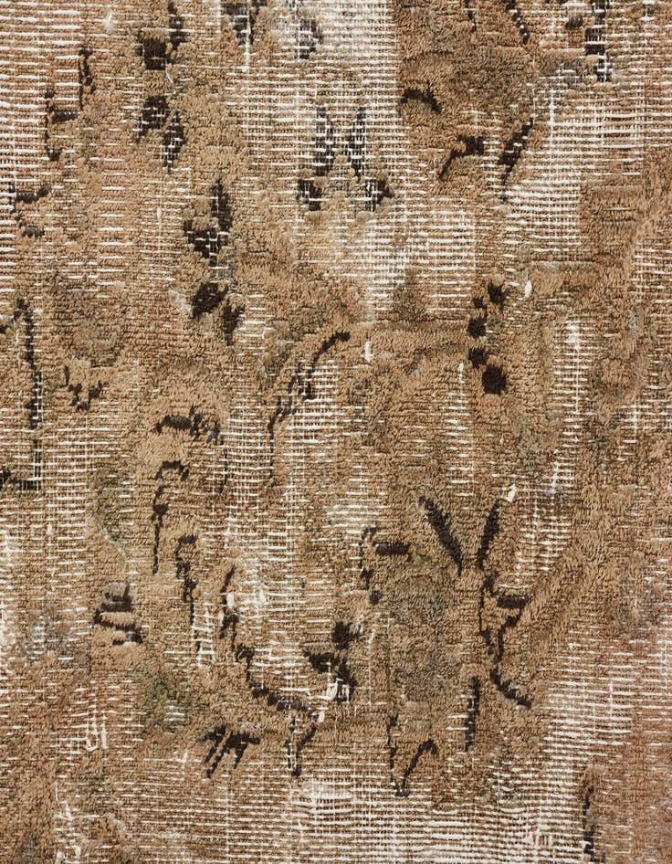 Detail image of  9' 6 x 12' 9  Hand Knotted Ultra Vintage Persian Wool Rug