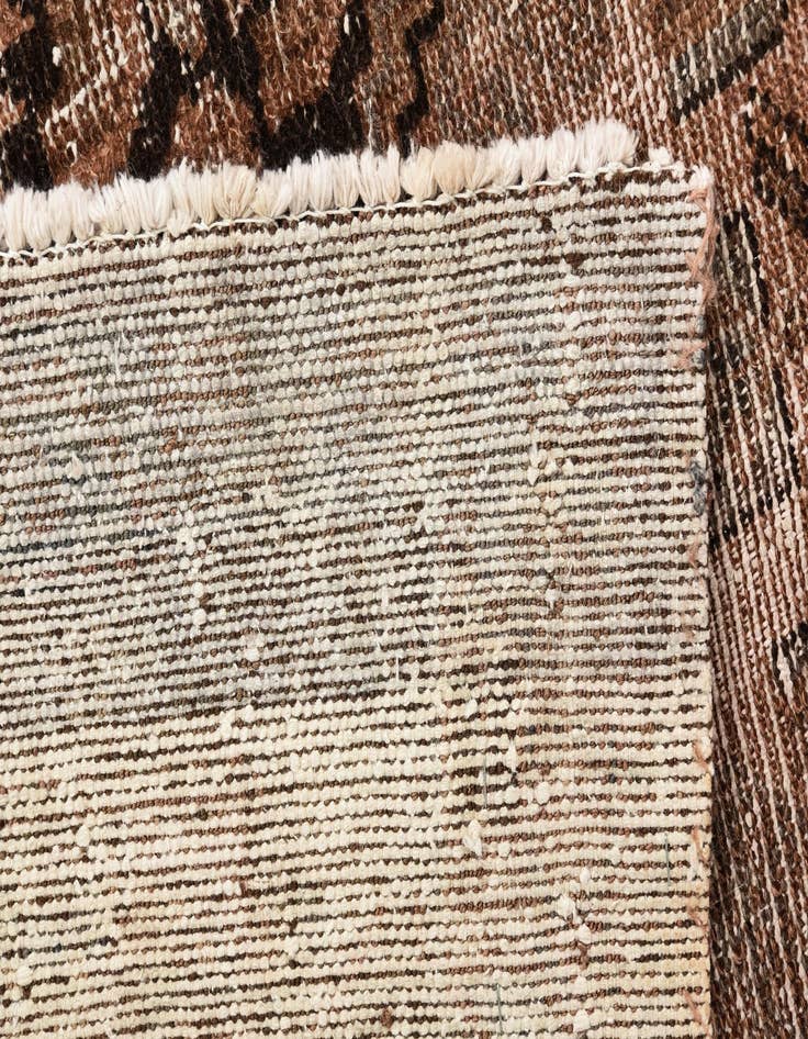 Detail image of  3' 9 x 6' 4  Hand Knotted Ultra Vintage Persian Wool Rug