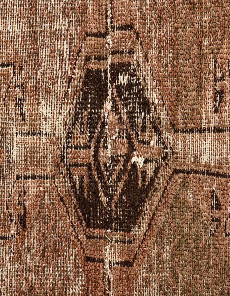 Detail image of  3' 3 x 4' 10  Hand Knotted Ultra Vintage Persian Wool Rug