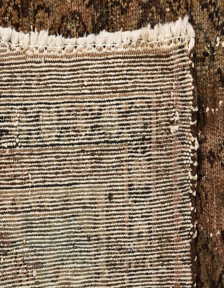 Detail image of  3' 7 x 5' 5  Hand Knotted Ultra Vintage Persian Wool Rug