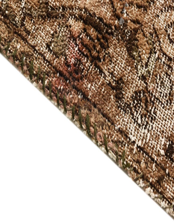 Detail image of  3' 6 x 5' 9  Hand Knotted Ultra Vintage Persian Wool Rug