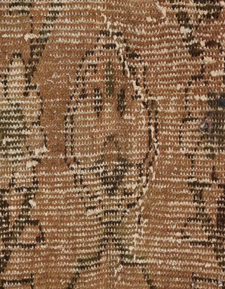 Detail image of  3' 10 x 5' 9  Hand Knotted Ultra Vintage Persian Wool Rug