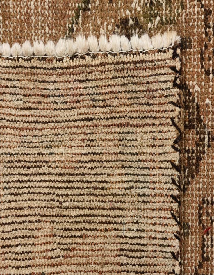 Detail image of  3' 10 x 5' 9  Hand Knotted Ultra Vintage Persian Wool Rug