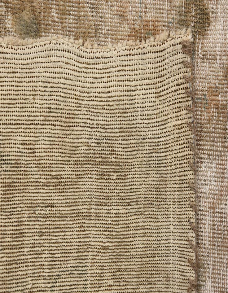 Detail image of  6' 2 x 9' 7  Hand Knotted Ultra Vintage Persian Wool Rug