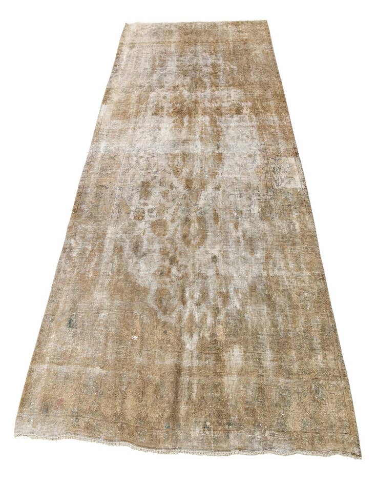 Detail image of  6' 2 x 9' 7  Hand Knotted Ultra Vintage Persian Wool Rug