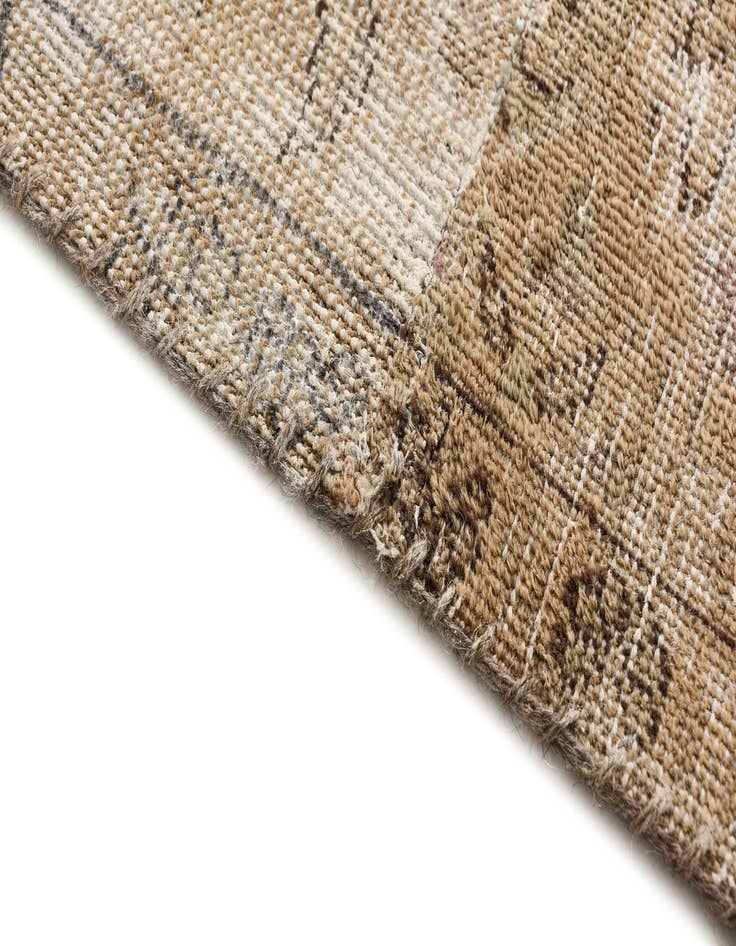 Detail image of  6' 2 x 9' 7  Hand Knotted Ultra Vintage Persian Wool Rug