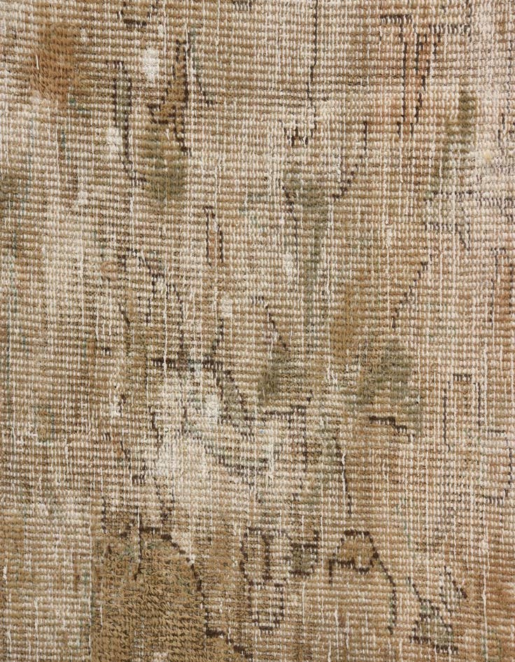 Detail image of  6' 2 x 9' 7  Hand Knotted Ultra Vintage Persian Wool Rug