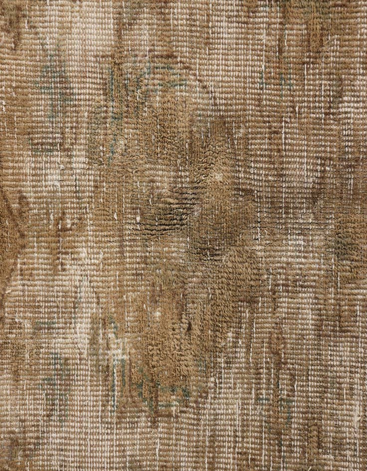 Detail image of  6' 2 x 9' 7  Hand Knotted Ultra Vintage Persian Wool Rug