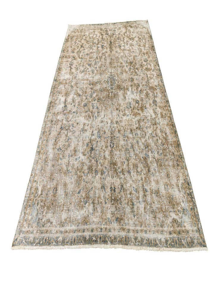 Detail image of  6' 9 x 9' 6  Hand Knotted Ultra Vintage Persian Wool Rug