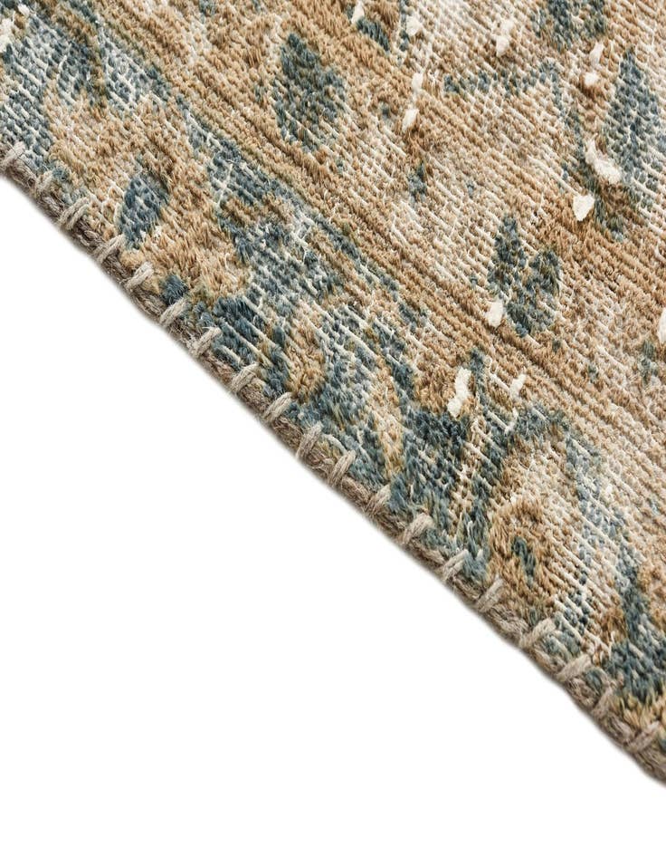 Detail image of  6' 9 x 9' 6  Hand Knotted Ultra Vintage Persian Wool Rug