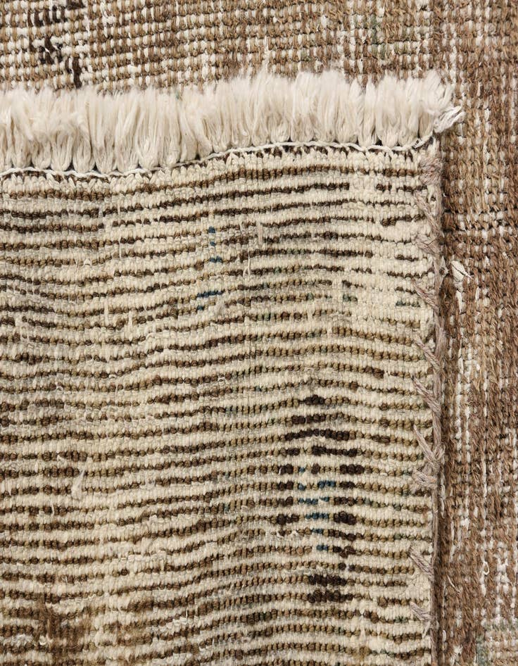 Detail image of  5' 9 x 8' 7  Hand Knotted Ultra Vintage Persian Wool Rug