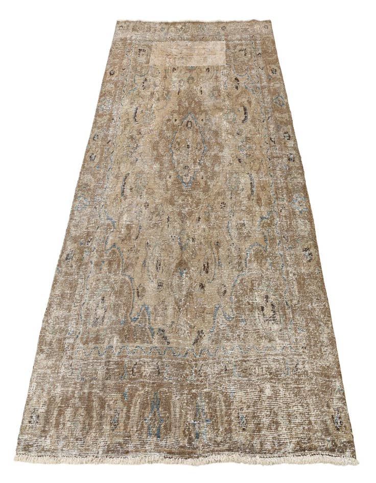 Detail image of  5' 9 x 8' 7  Hand Knotted Ultra Vintage Persian Wool Rug