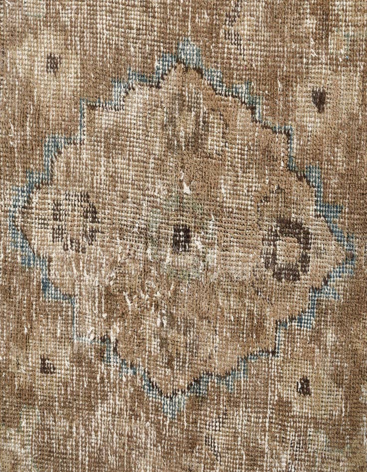 Detail image of  5' 9 x 8' 7  Hand Knotted Ultra Vintage Persian Wool Rug