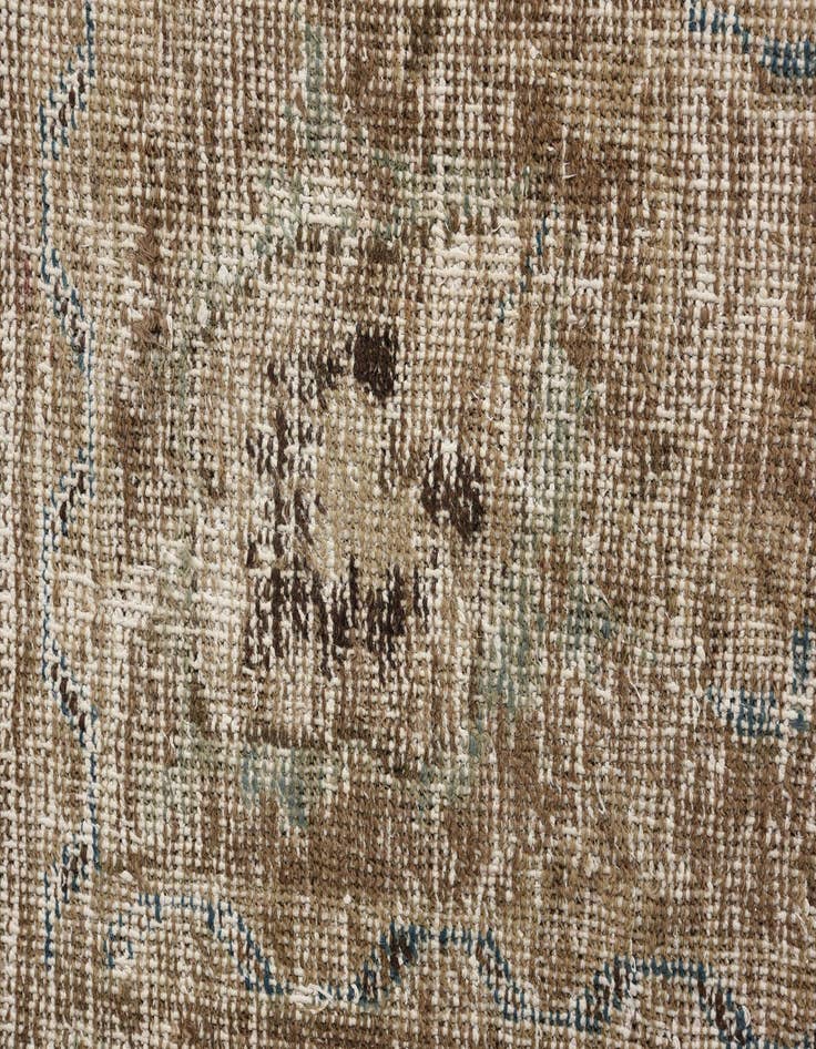 Detail image of  5' 9 x 8' 7  Hand Knotted Ultra Vintage Persian Wool Rug