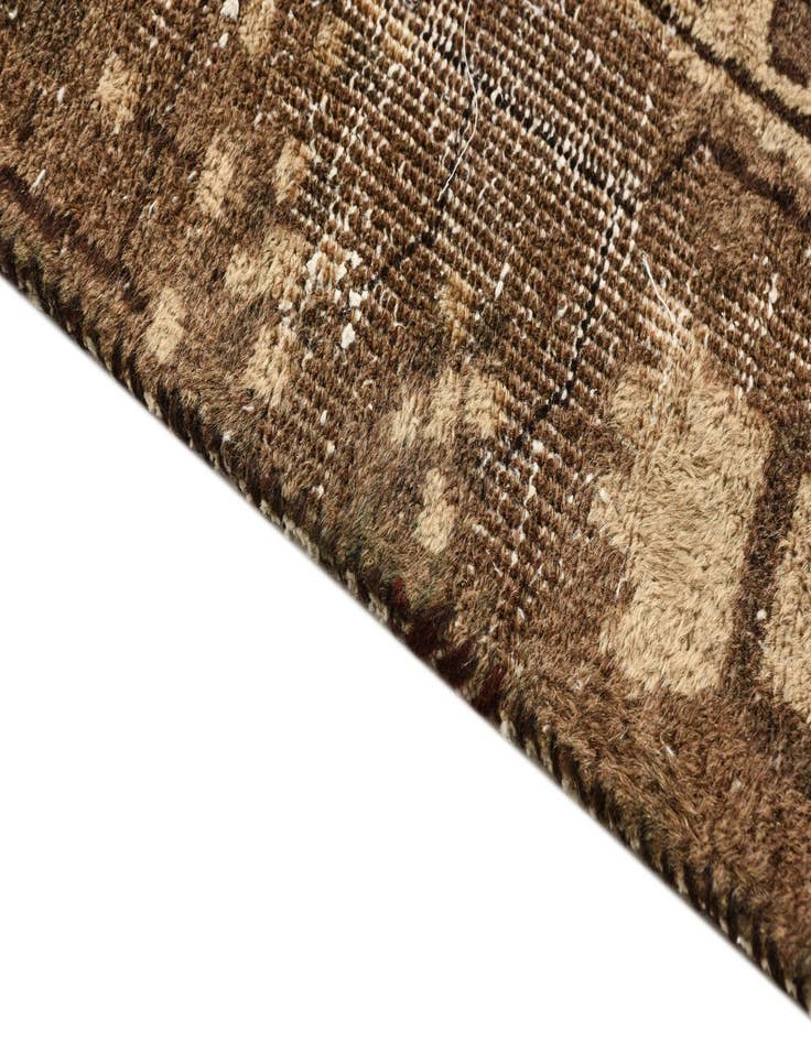 Detail image of  6' 2 x 9' 5  Hand Knotted Ultra Vintage Persian Wool Rug