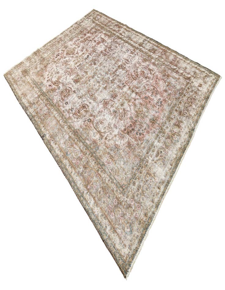 Detail image of  8' 3 x 11' 3  Hand Knotted Ultra Vintage Persian Wool Rug