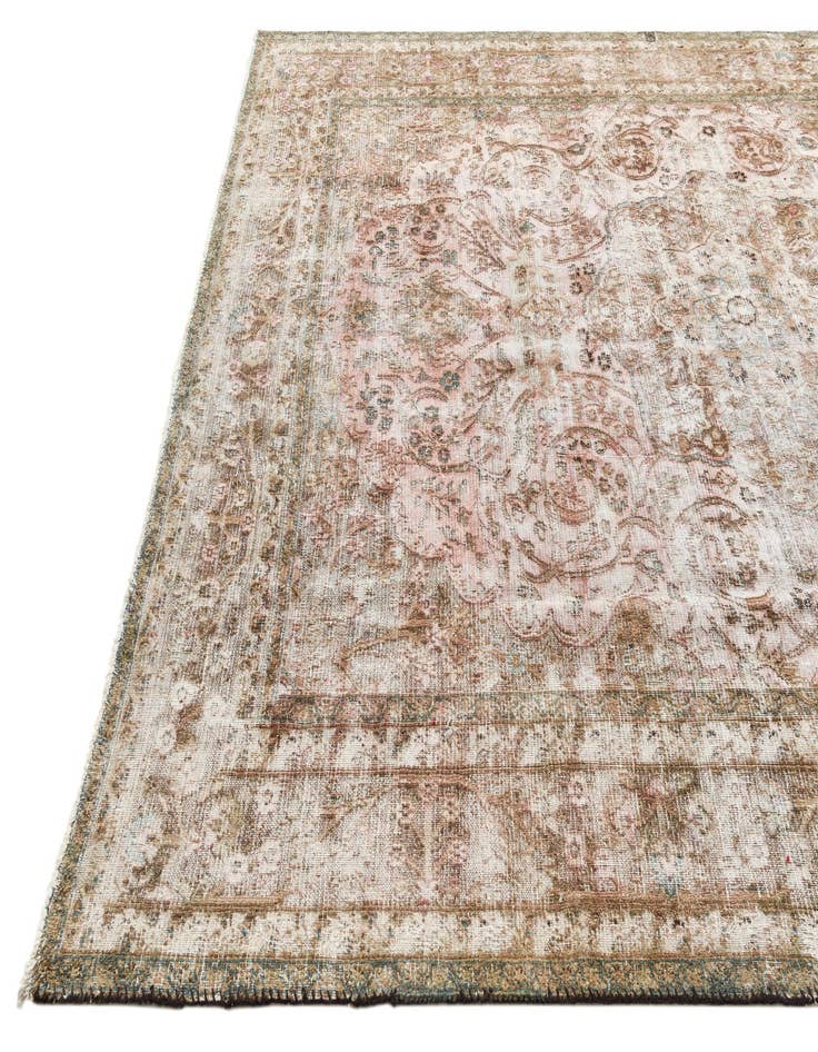 Detail image of  8' 3 x 11' 3  Hand Knotted Ultra Vintage Persian Wool Rug