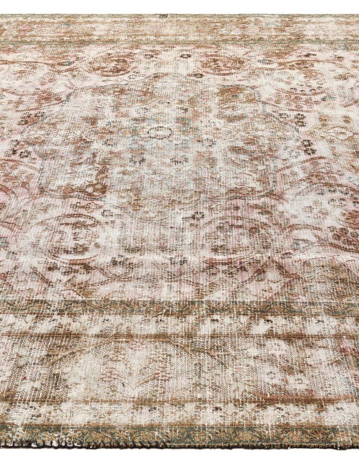 Detail image of  8' 3 x 11' 3  Hand Knotted Ultra Vintage Persian Wool Rug