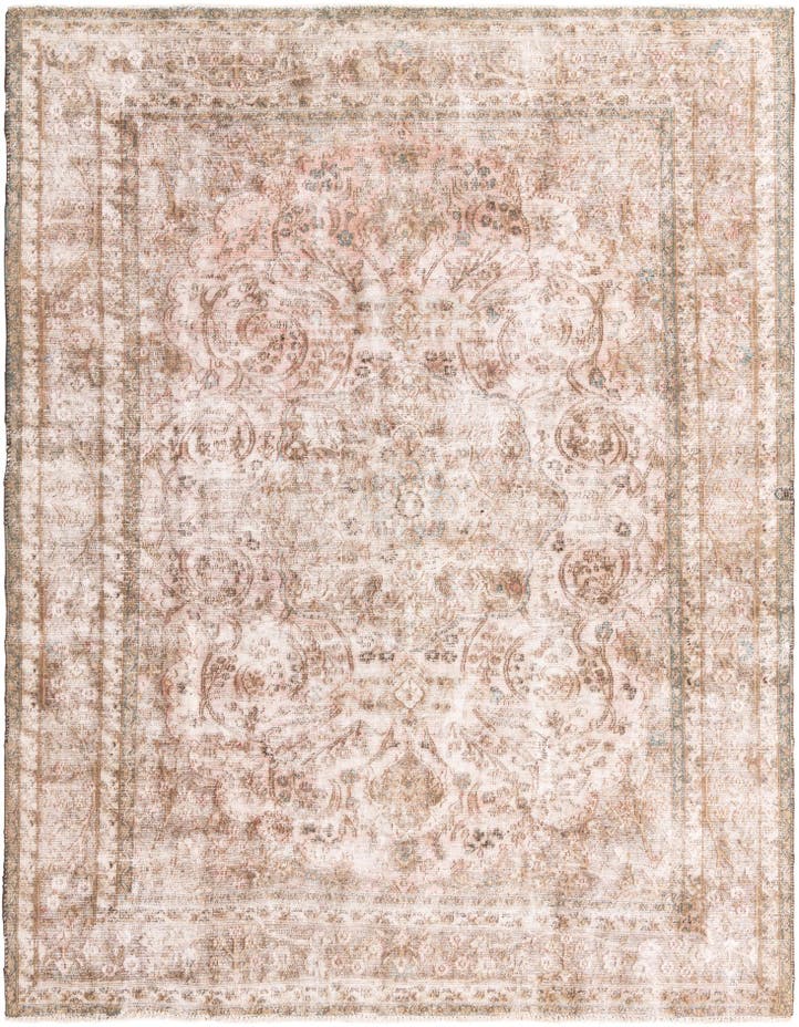  8' 3 x 11' 3  Hand Knotted Ultra Vintage Persian W...