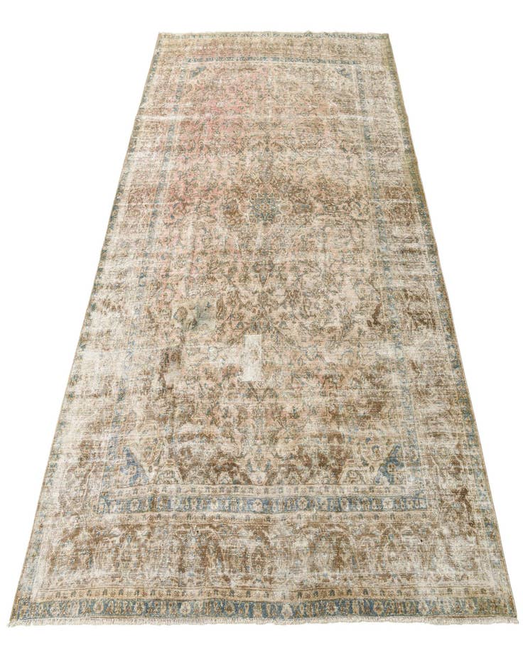 Detail image of  9' 5 x 12' 9  Hand Knotted Ultra Vintage Persian Wool Rug