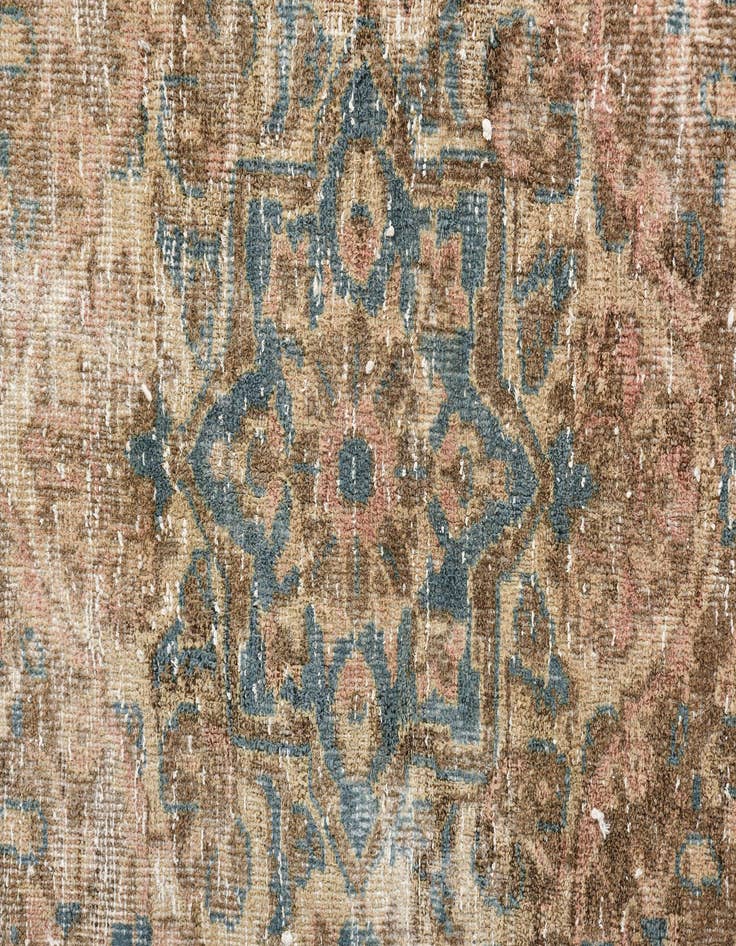 Detail image of  9' 5 x 12' 9  Hand Knotted Ultra Vintage Persian Wool Rug