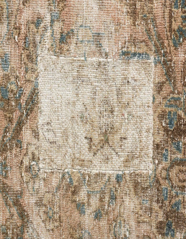 Detail image of  9' 5 x 12' 9  Hand Knotted Ultra Vintage Persian Wool Rug