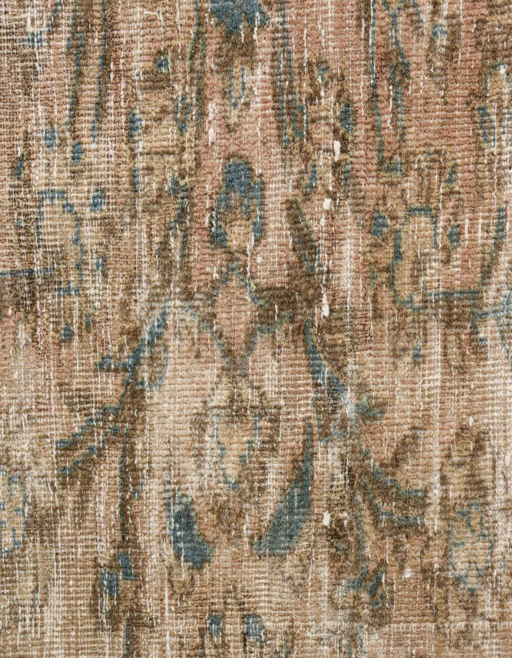 Detail image of  9' 5 x 12' 9  Hand Knotted Ultra Vintage Persian Wool Rug