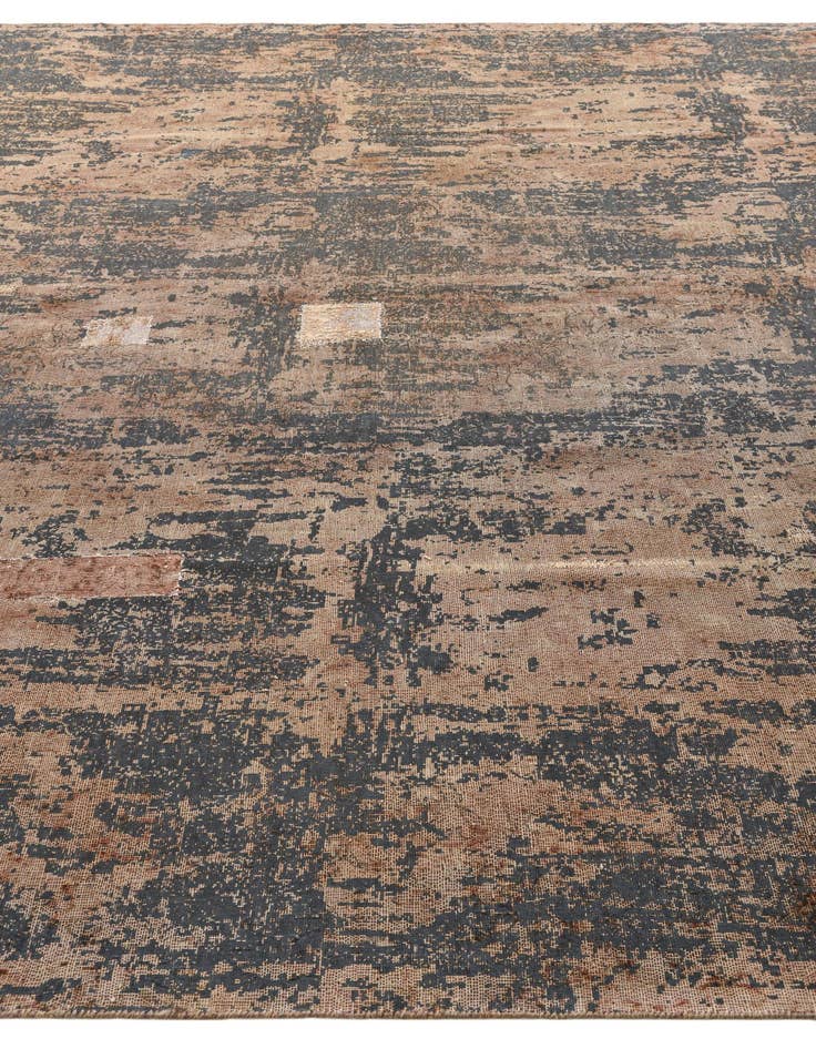 Detail image of  9' 1 x 12' 7  Hand Knotted Ultra Vintage Persian Wool Rug